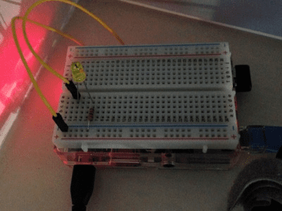 RabbitMQ/mqtt を使った Raspberry Pi のLED制御: デモ(2)