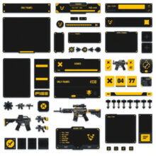 リアル戦争シミュレーションゲーム_UIフレーム_M