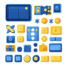 パズルゲーム_UIフレーム_M