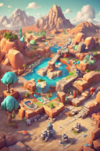 パズルゲーム背景_L