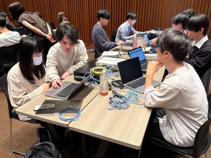 実機研修の様子