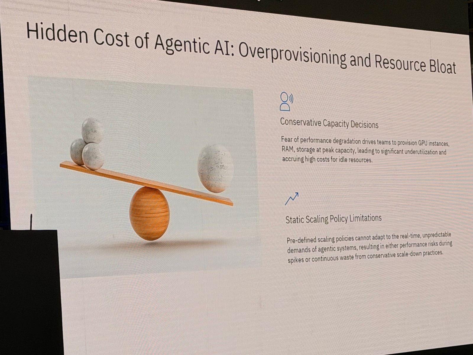 隠れたコスト: オーバープロビジョニング