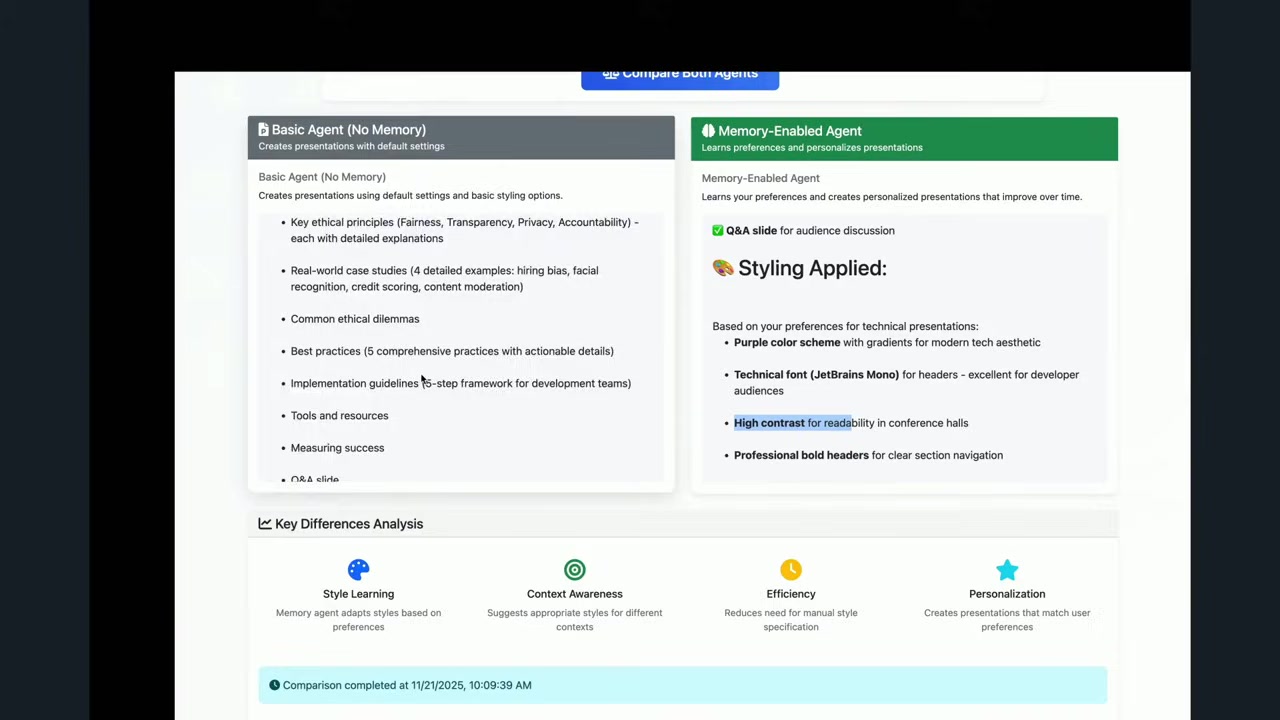 デモ結果の比較