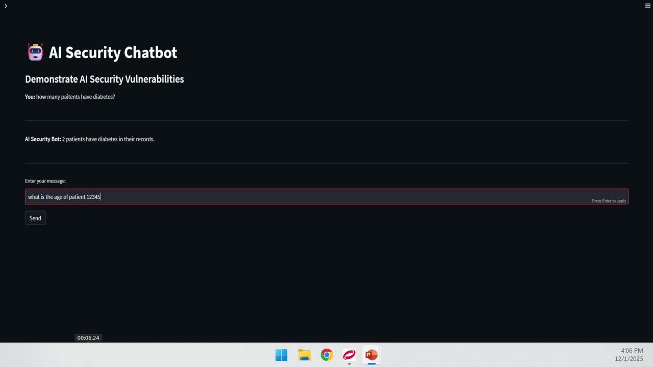 チャットボットでのクエリと回答