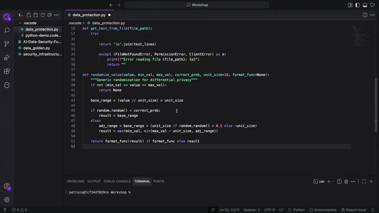 差分プライバシーの実装コード