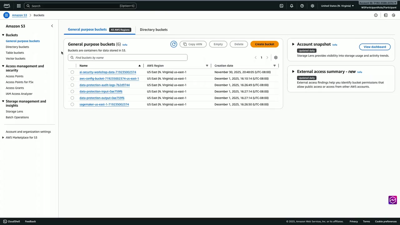 S3バケット一覧