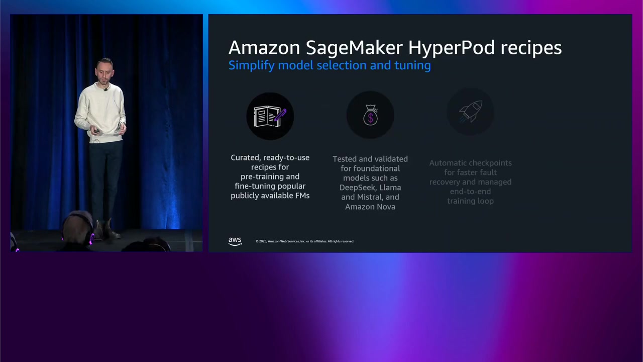 HyperPod Recipesの特徴とコード例