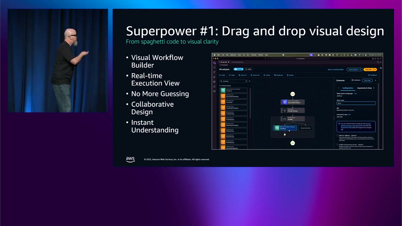 ドラッグ&ドロップのビジュアルデザイン機能