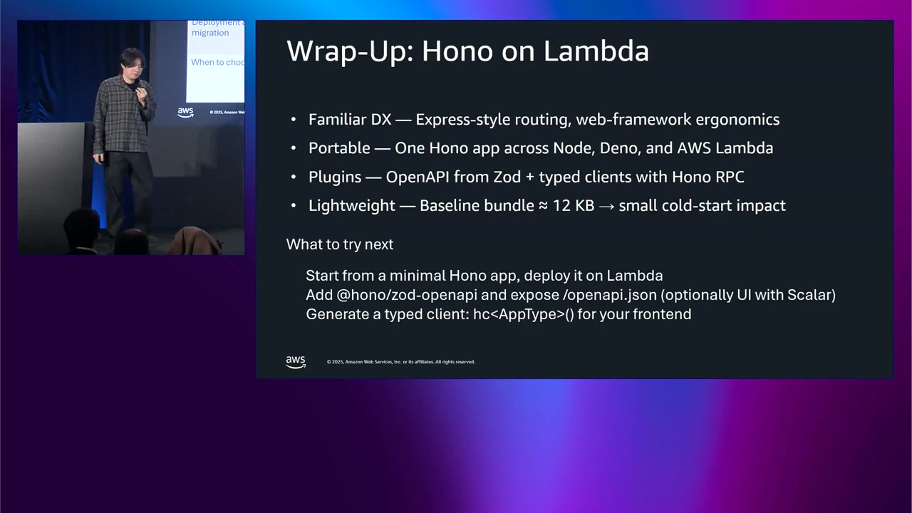 Hono on Lambda のまとめ