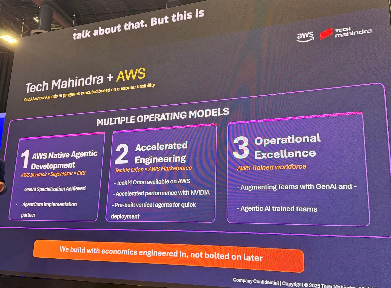 Tech Mahindra と AWS のパートナーシップ