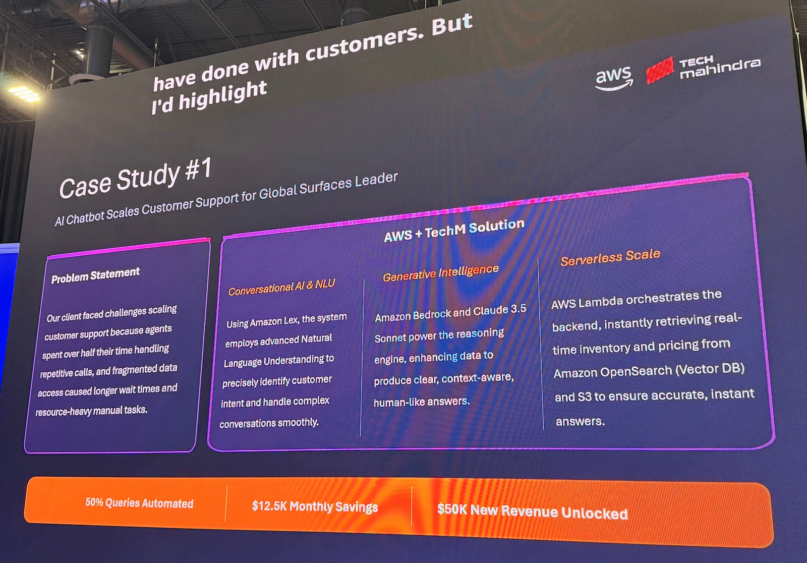 Case Study #1: カスタマーサポート自動化の事例