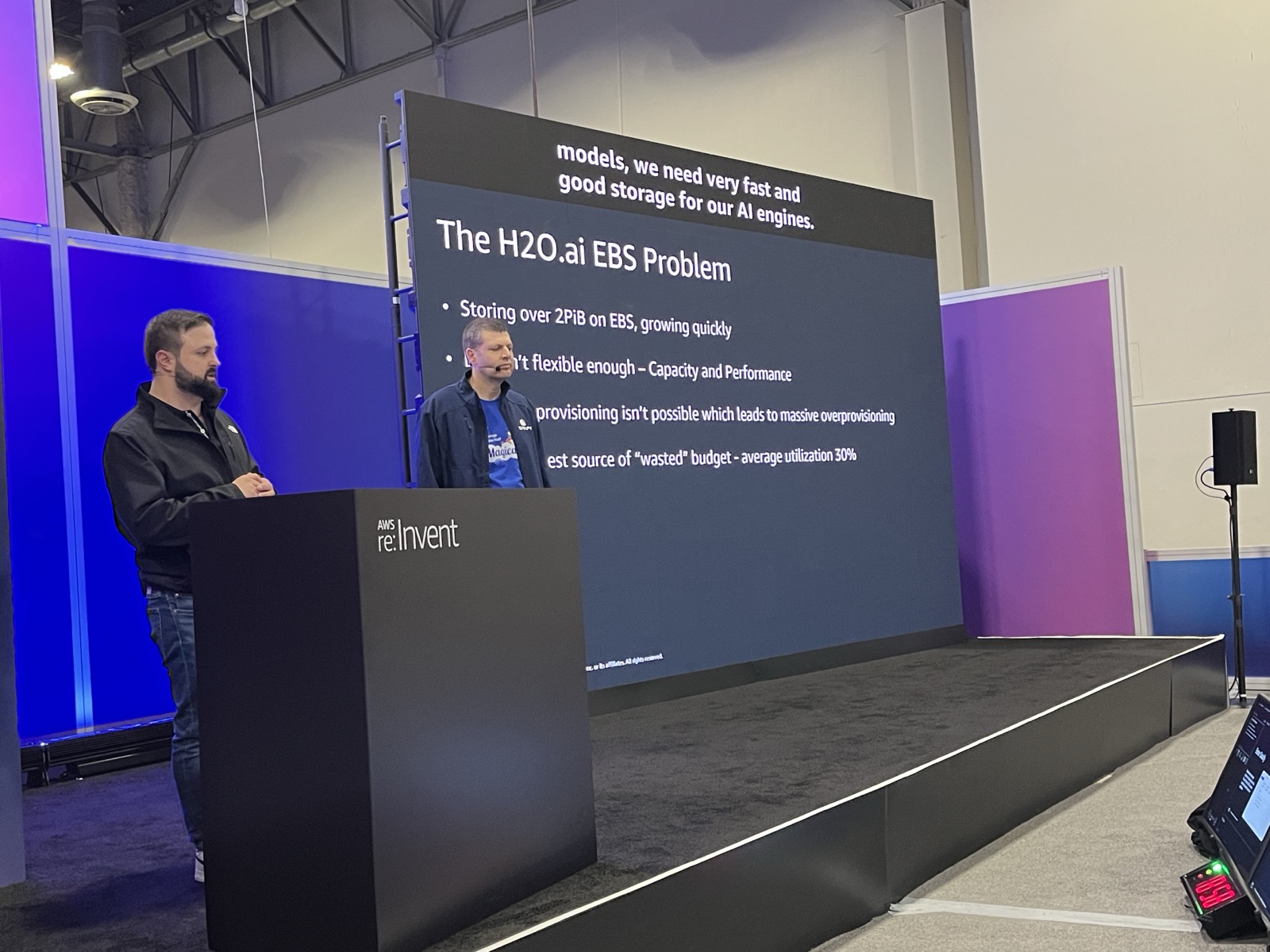 H2O.ai の EBS ストレージ課題