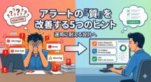 アラートの質を劇的に改善する5つのヒント 誤検知を減らし、本当に重要な通知だけを受け取るための設計ポイント