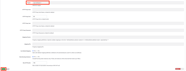 Node Source設定の保存