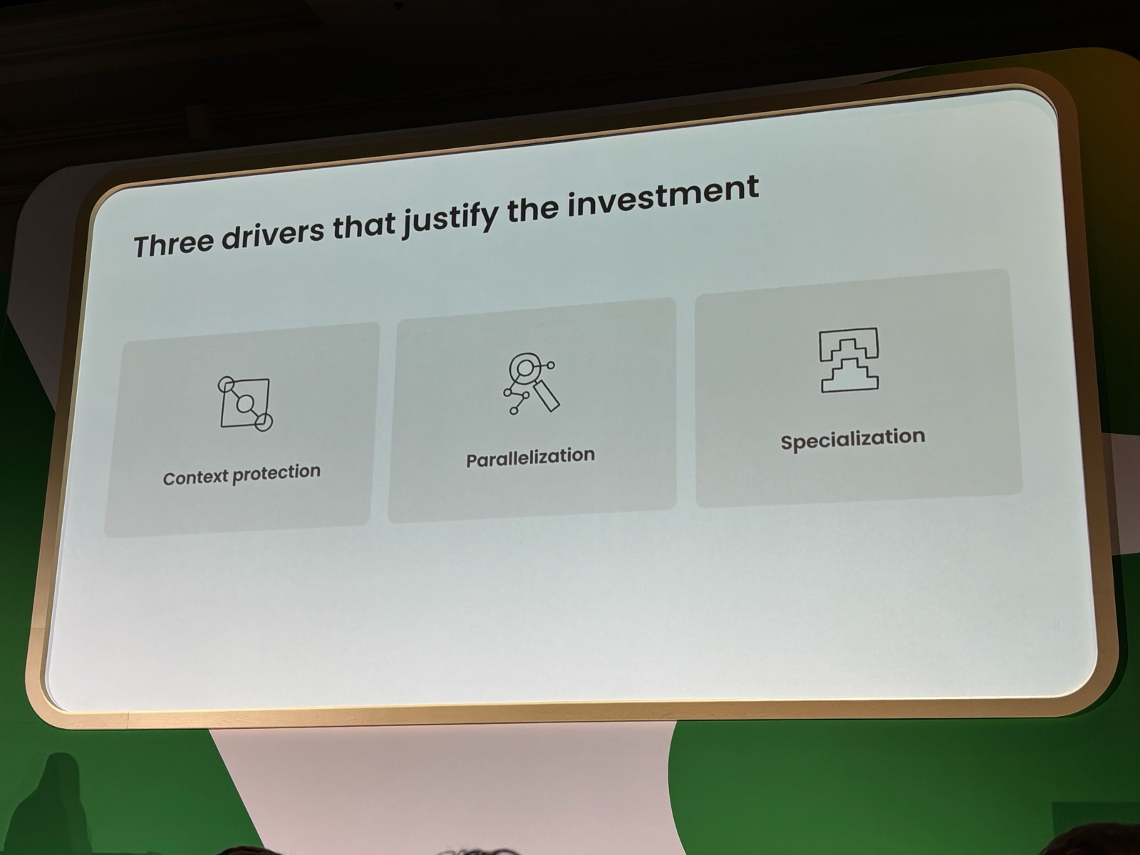 Three drivers that justify the investment