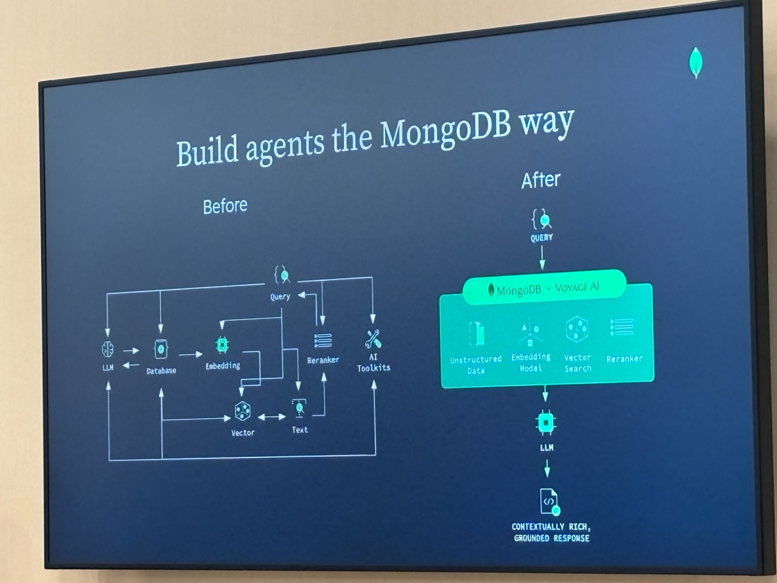 Build agents the MongoDB way
