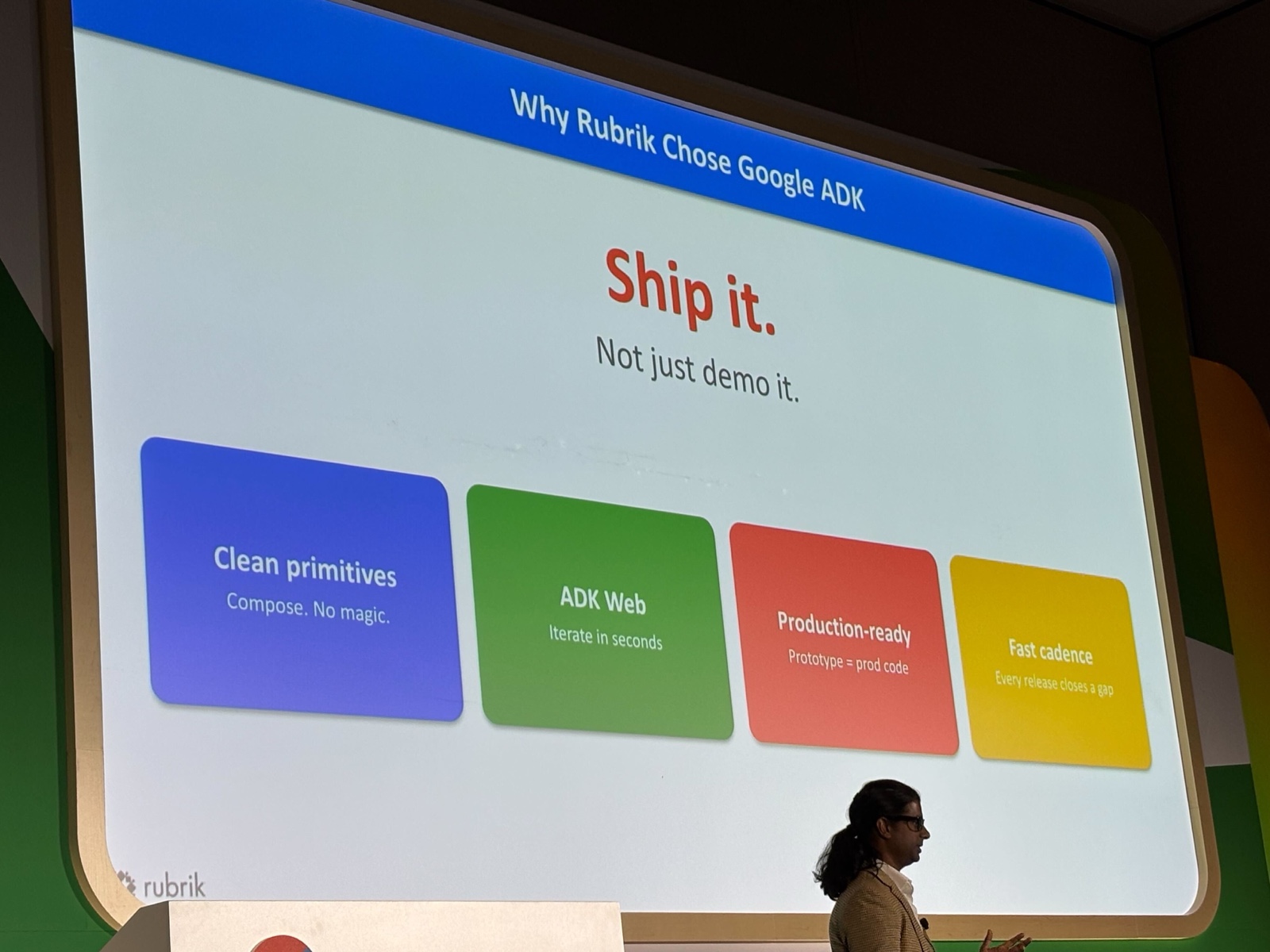 Why Rubrik Chose Google ADK