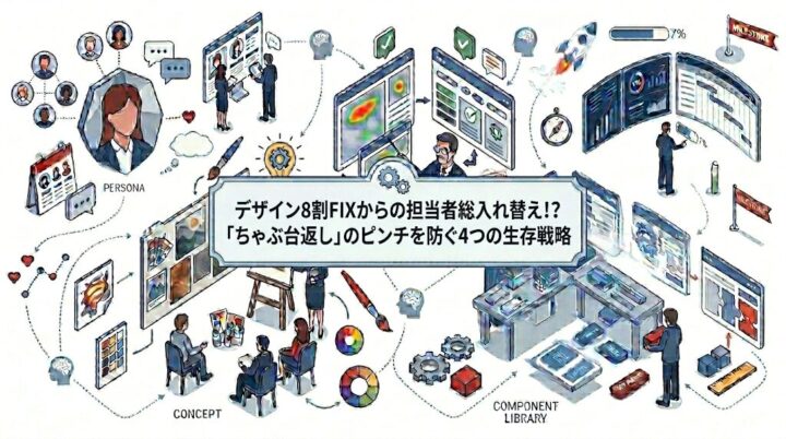 デザイン8割FIXからの担当者総入れ替え!? 「ちゃぶ台返し」のピンチを防ぐ4つの生存戦略